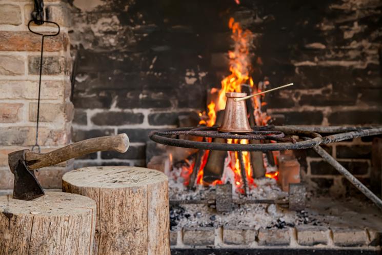 Camino tradizionale acceso