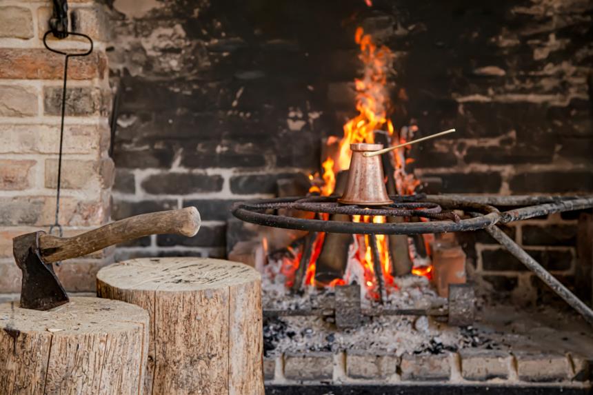 Camino tradizionale acceso