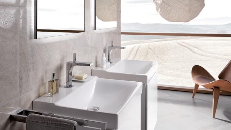 Lavabi bianchi Xeno² Geberit in bagno