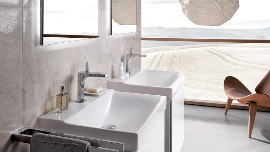 Lavabi bianchi Xeno² Geberit in bagno