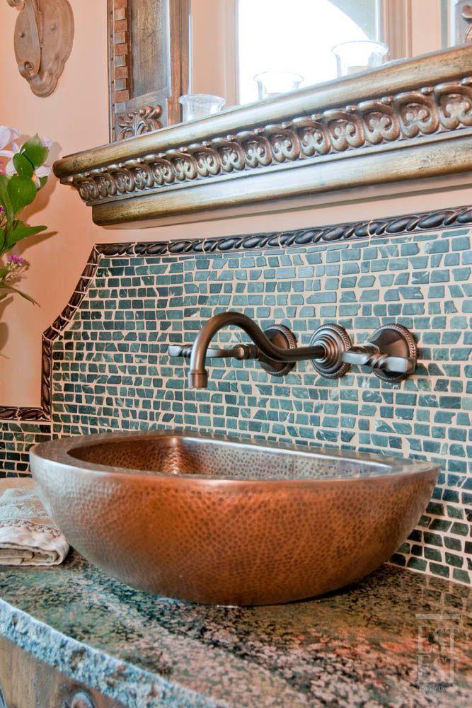 Lavandino color rame