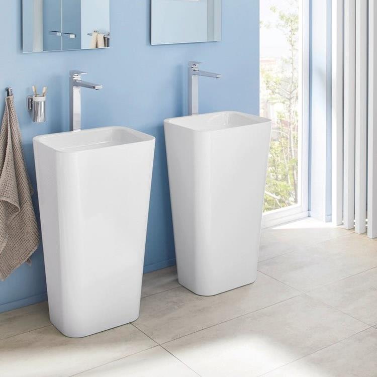 Composizione bagno con lavabi freestanding Kaldewei Meisterstuck