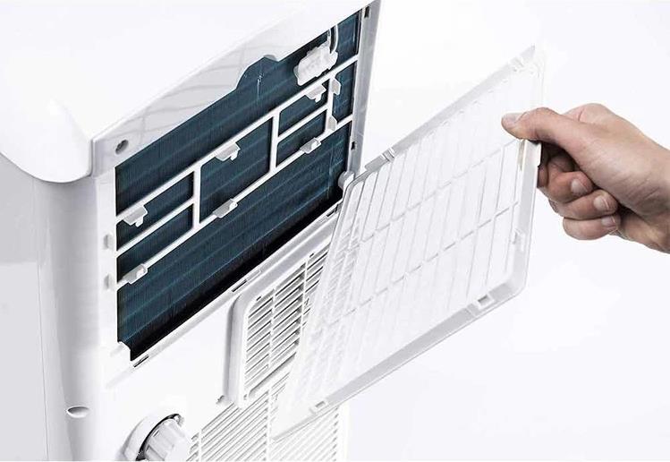 Estrazione filtro condizionatore portatile