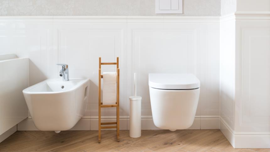 Coppia di sanitari sospesi 