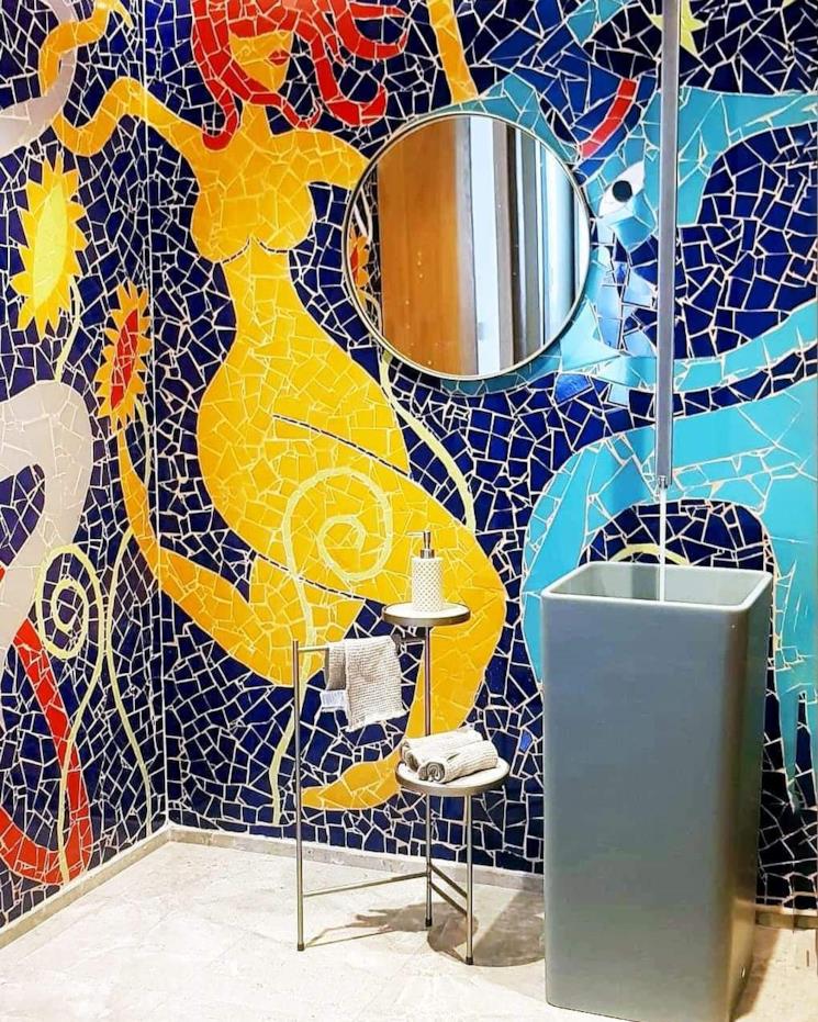 Flaminia lavabo a pavimento grigio