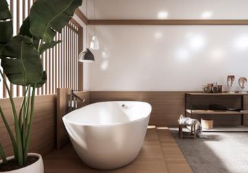 Lasciati ispirare dal gusto orientale di un bagno in stile giapponese