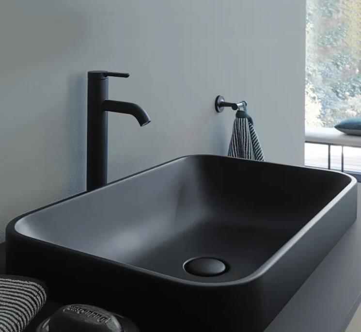 Bacinella da appoggio soprapiano 60 cm con rettifica