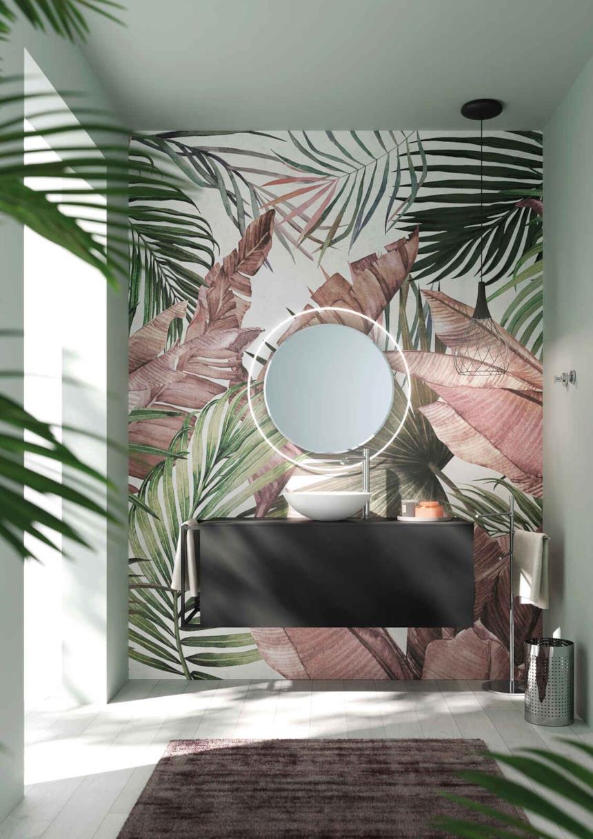 Carta da parati a tema giungla 