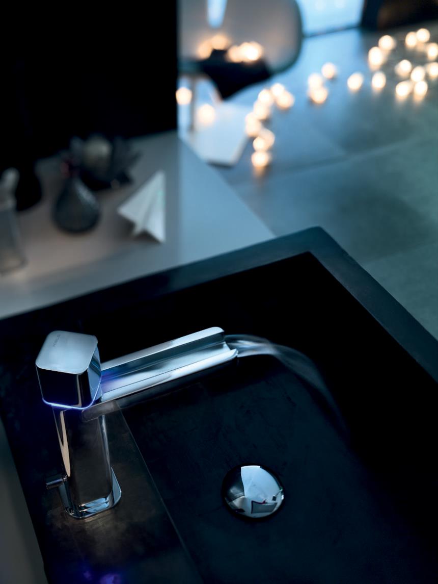 Miscelatore monocomando con finitura cromo Nobili Loop 