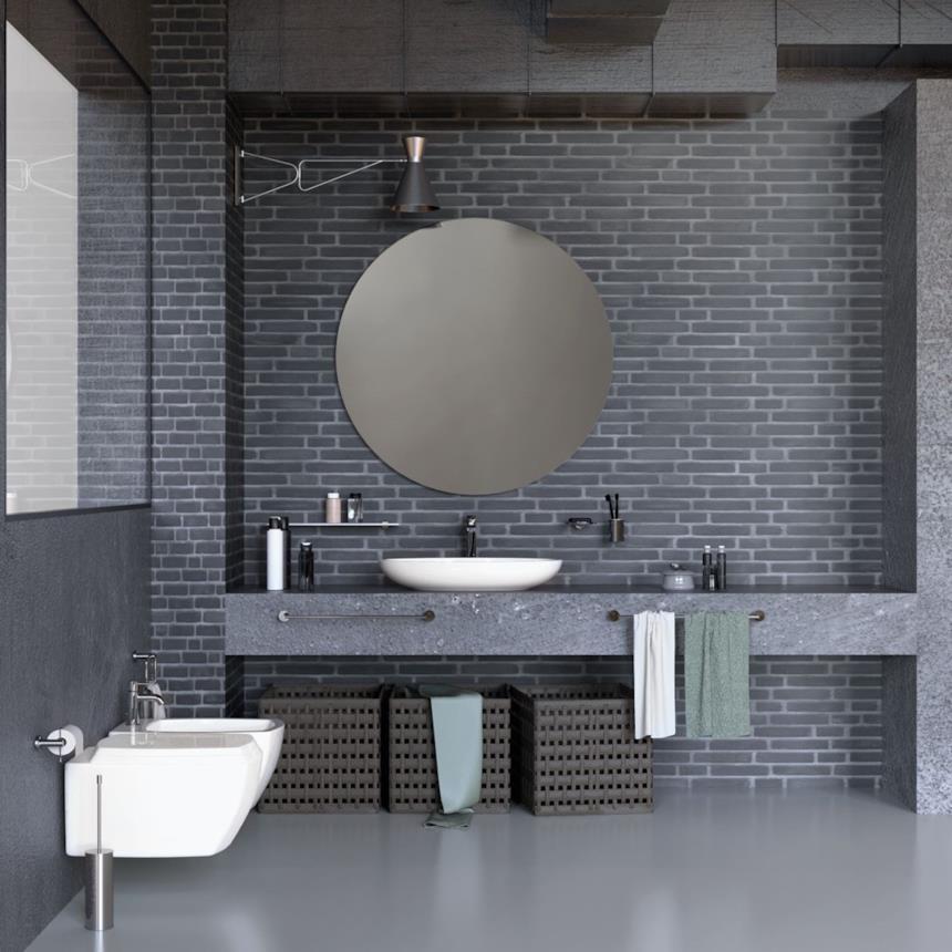 Accessori bagno finitura metallica cromata Colombo Design