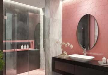 Il miglior modo per arredare un bagno rosa: fai una scelta glamour