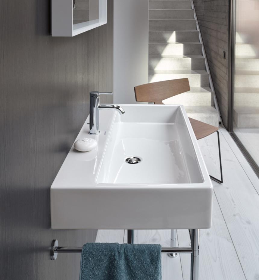 Lavabo sospeso monoforo Vero Air di Duravit