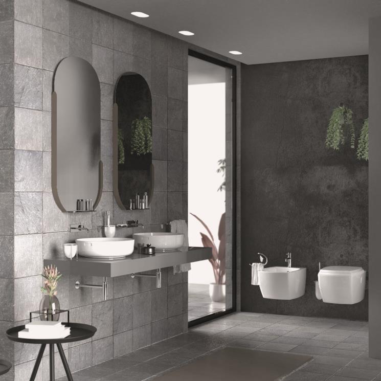 Bagno arredato con accessori Colombo Design