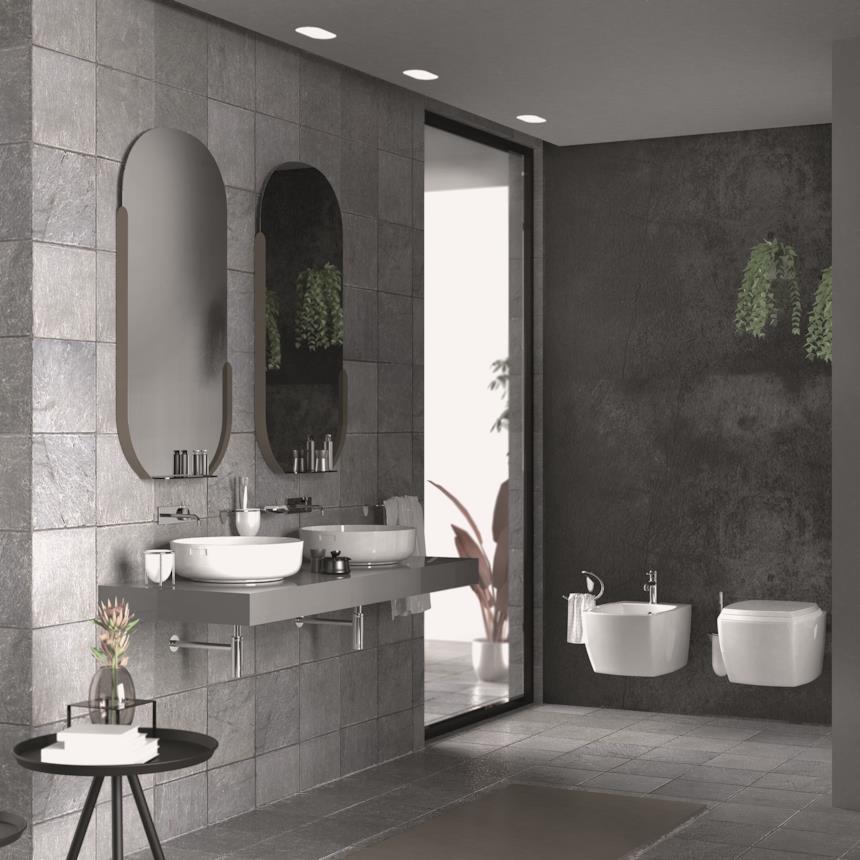 Bagno arredato con accessori Colombo Design