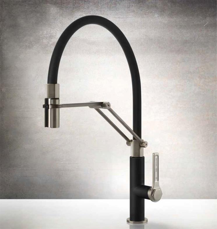 Rubinetto cucina industriale meccanico Officine di Gessi