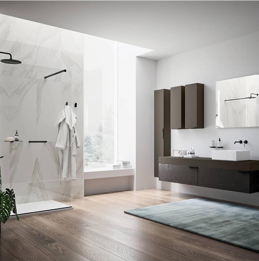 Box doccia Inda con bagno