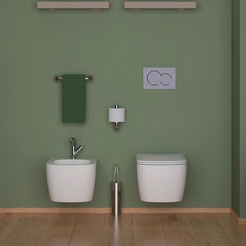 Bidet e WC bianchi Flaminia PLAY 
