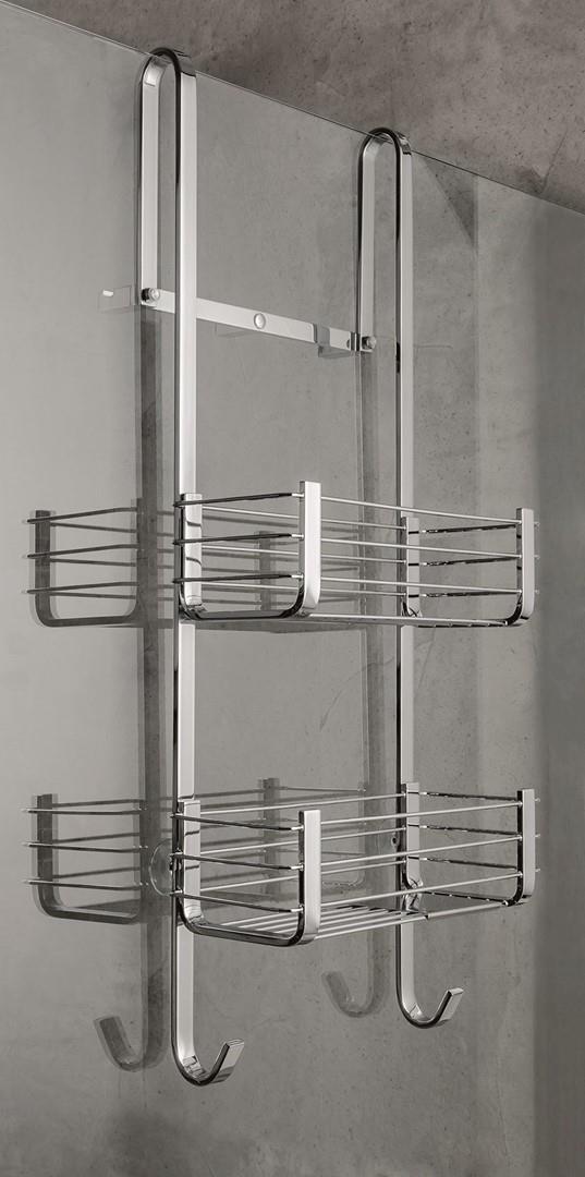 Porta oggetti doccia senza foratura