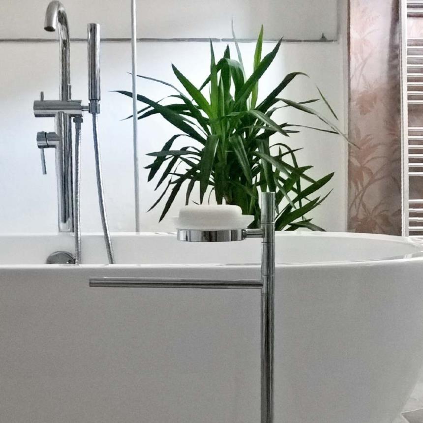 Set bagno con piantana porta oggetti Planets Colombo Design