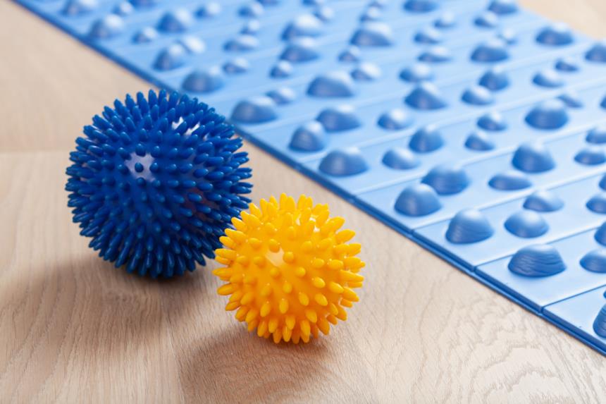 Tappeto antiscivolo sul pavimento 