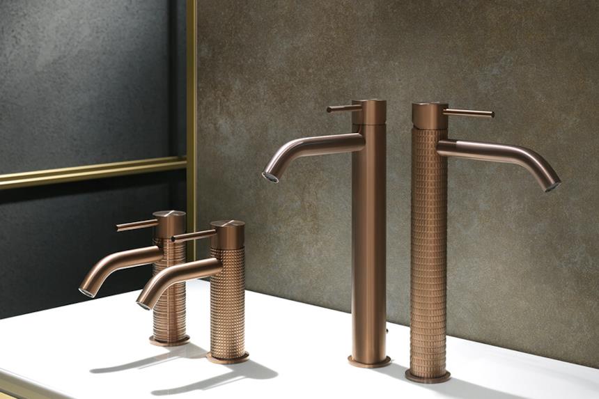 Gessi Flessa rubinetteria Bronzo per il bagno