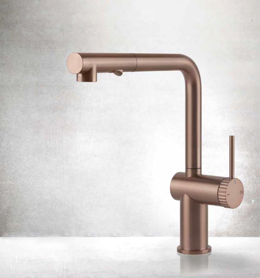 Rubinetto per lavello bronzo Inedito di Gessi