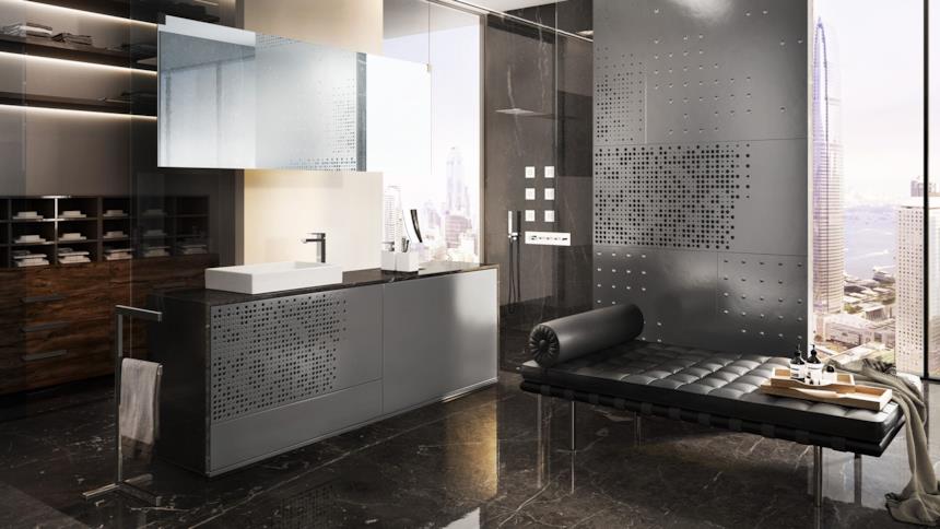 Bagno Gessi Rettangolo con piantana 