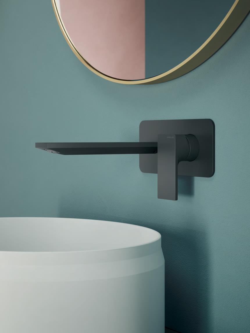 Miscelatore a parete nero Nobili SEVEN 