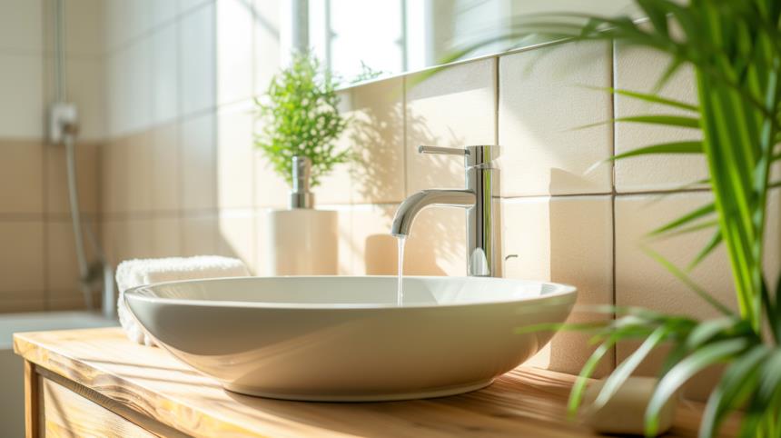 Miscelatore monocomando da appoggio 