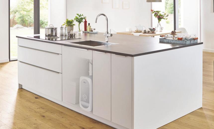 Rubinetto GROHE Blue Home per il filtraggio dell'acqua gasata