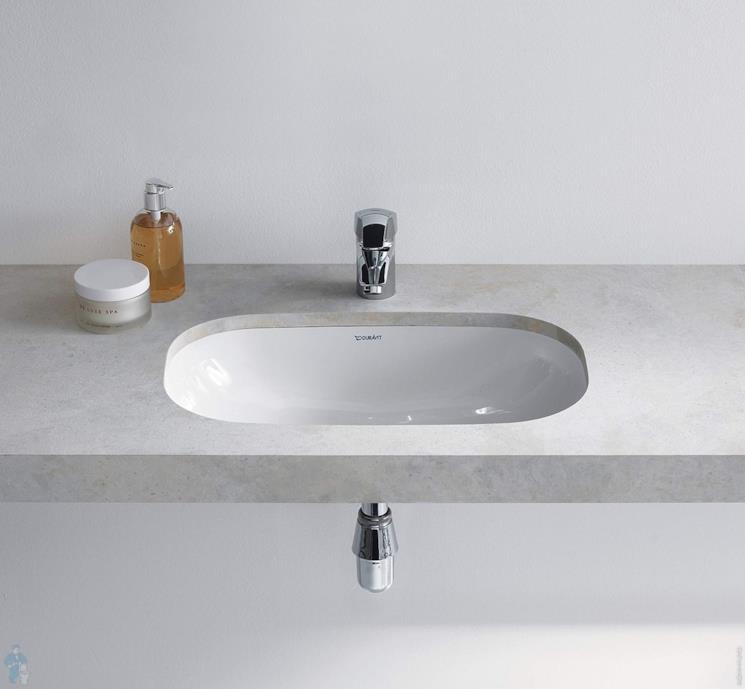 Lavabo da incasso sotto piano Duravit D-code