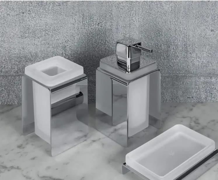 Dispenser sapone, portasapone e bicchiere Colombo Design Forever
