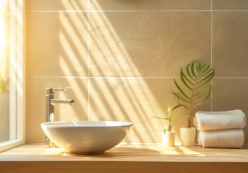 Come arredare un bagno beige moderno