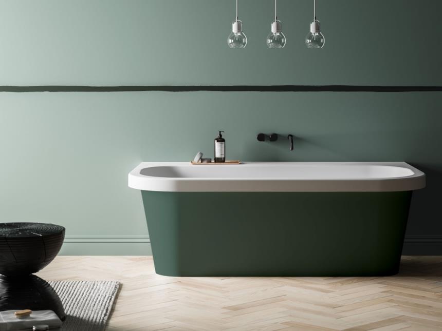 Vasca freestanding verde