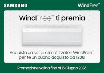 WindFree ti premia: scopri la promozione Samsung