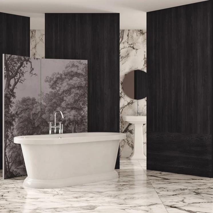 Vasca da bagno freestanding ovale