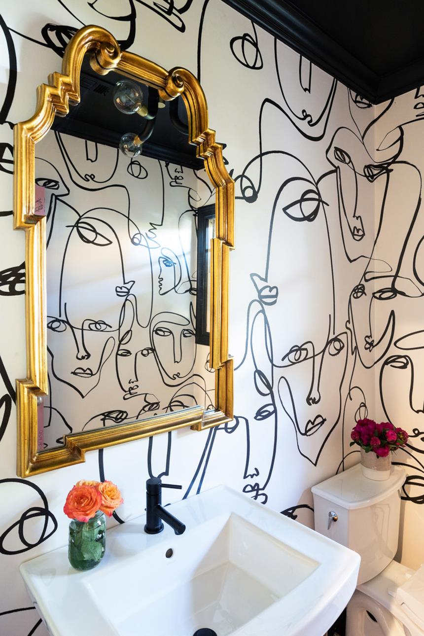 Carta da parati bagno Allison Crawford