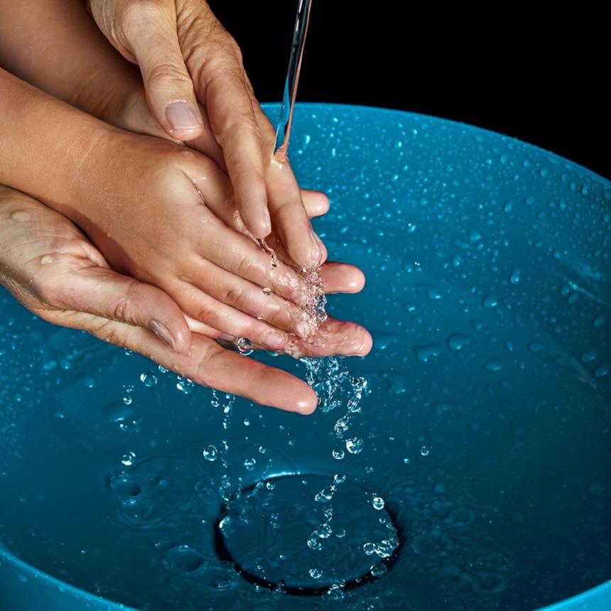 Nuovo lavabo blu Kaldewei serie Miena