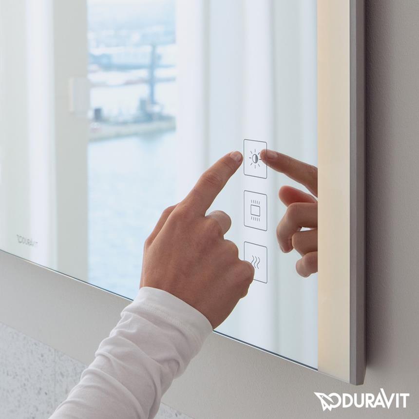 Comandi Hi-Tech dello specchio Xviu di Duravit
