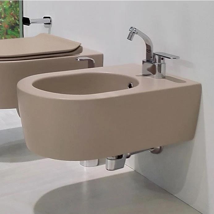 Bidet sospeso color argilla Flaminia LINK
