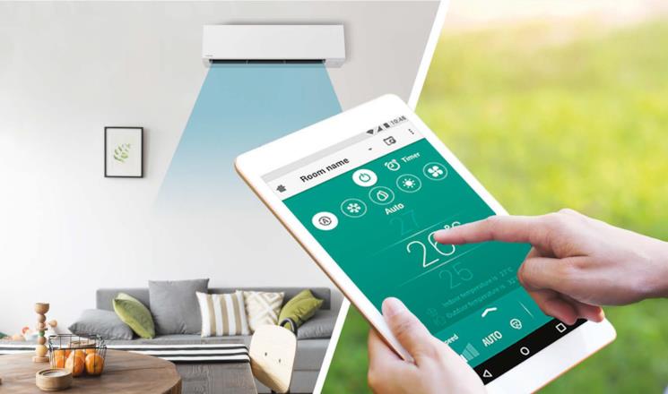 Tablet con la app Toshiba
