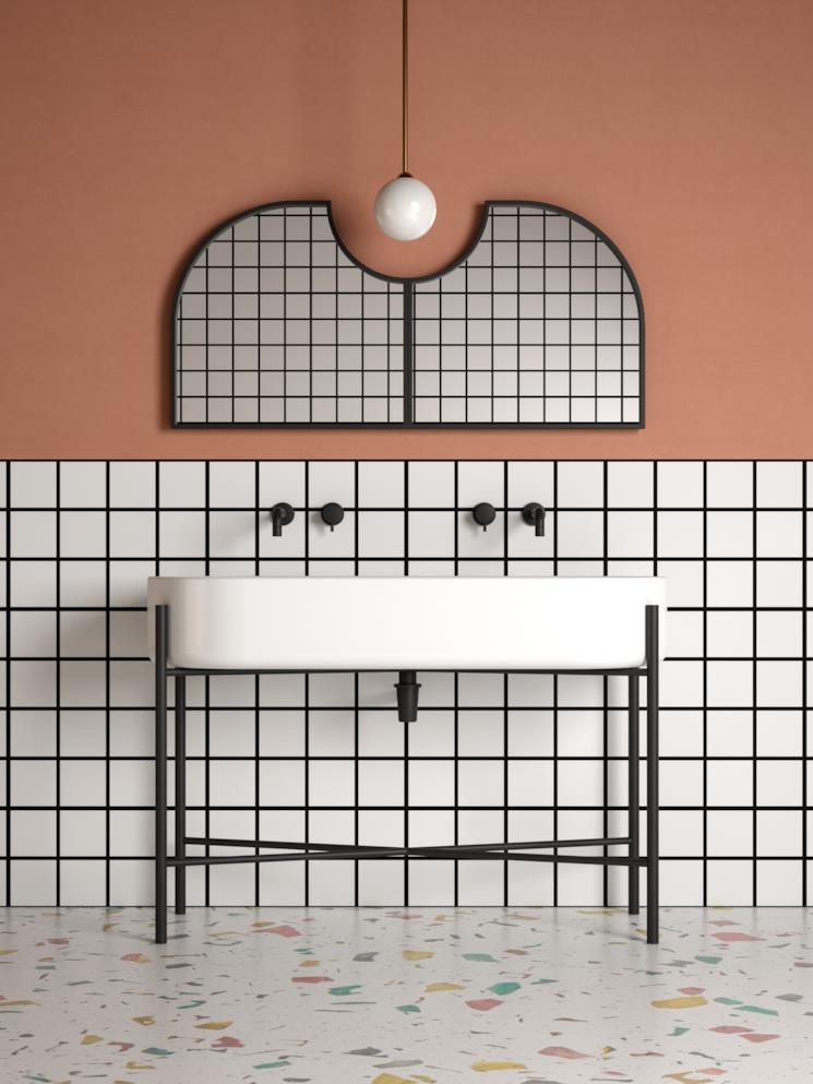 Lavandino in ferro battuto