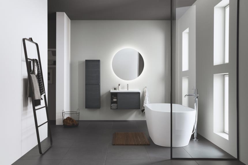 Vasca freestanding D-Neo materiale DuraSolid di Duravit