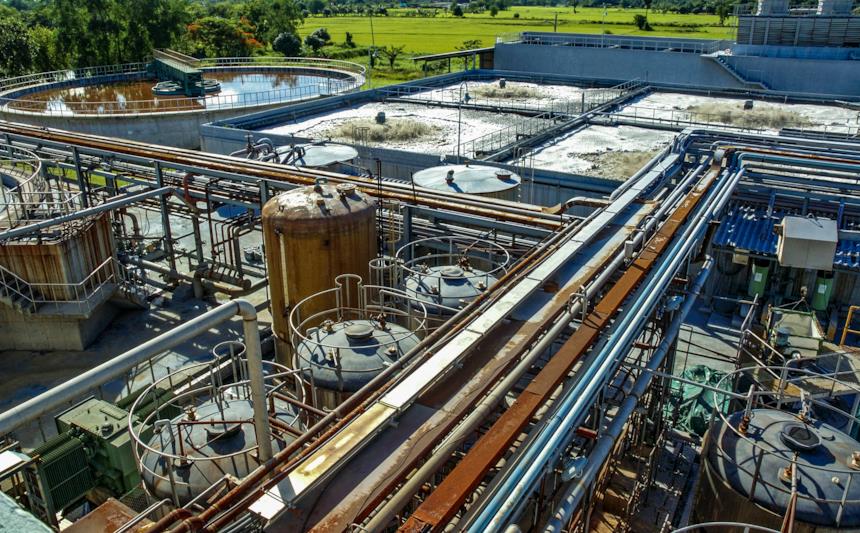 Impianto per lo smaltimento delle acque reflue 