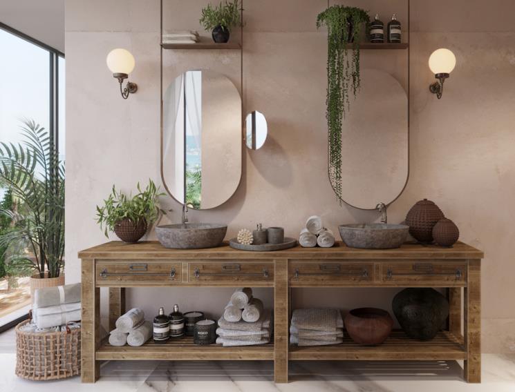 Mobile portalavabo in legno