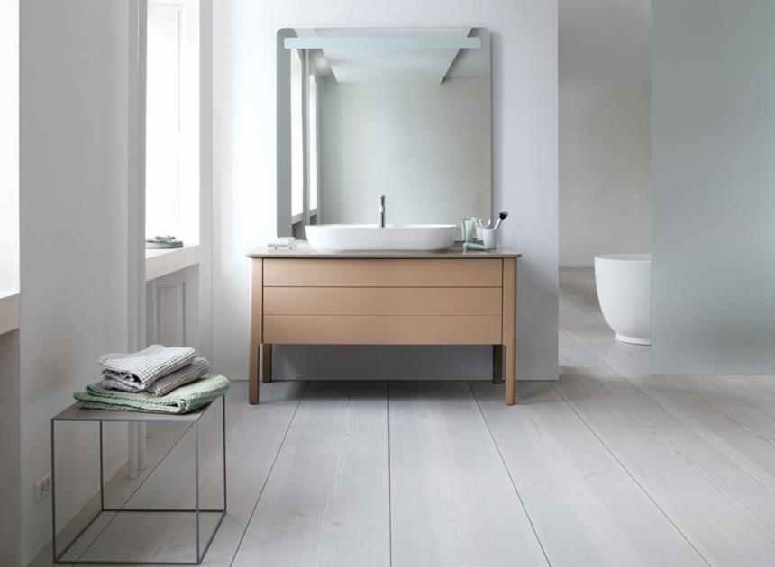 Mobile sottolavabo color mandorla Duravit