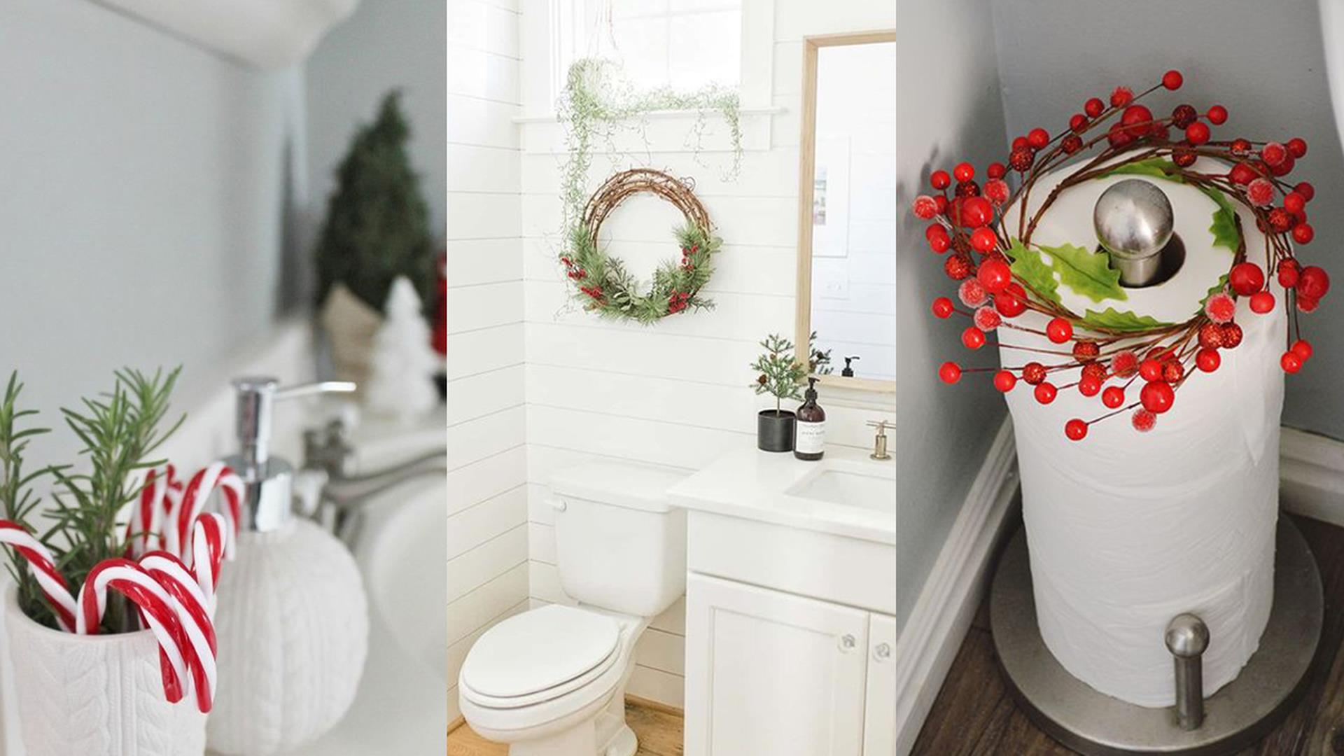 Decorare il bagno a Natale: 50 idee per un arredamento natalizio