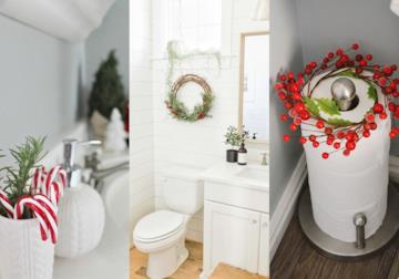 Idee per trasformare il tuo bagno…nel regno di Natale!