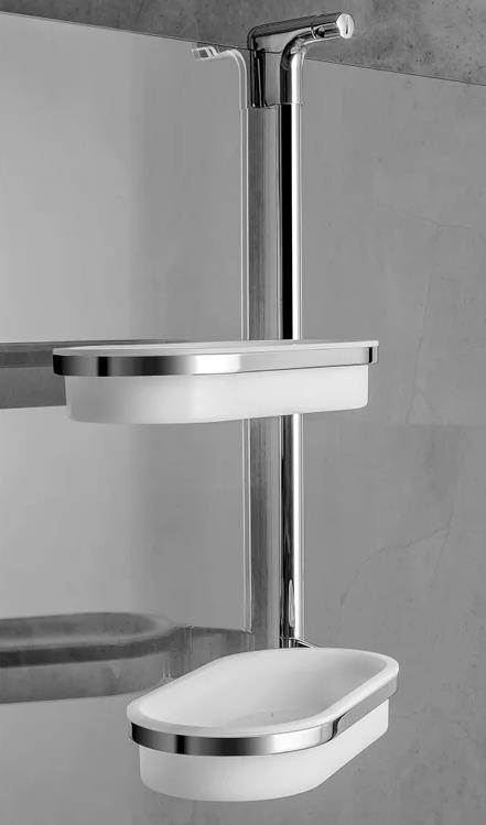 Mensola portaoggetti universale per box doccia