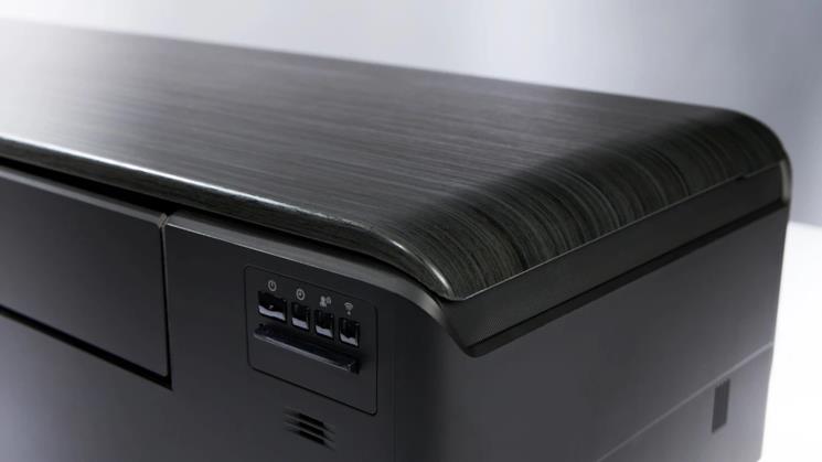 Dettaglio della parte superiore del climatizzatore Daikin Stylish 